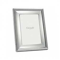 Perles Silver Plated 8x10 Frame by Chirstofle