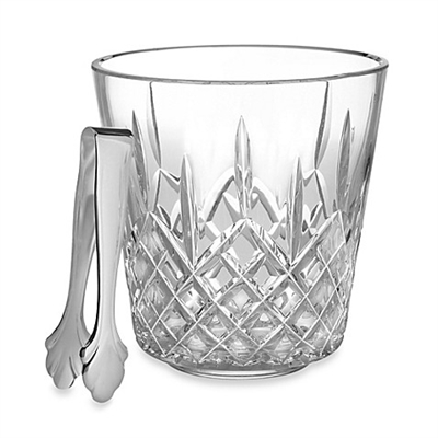 Lismore Ice Bucket with Tongs by Waterford Crystal