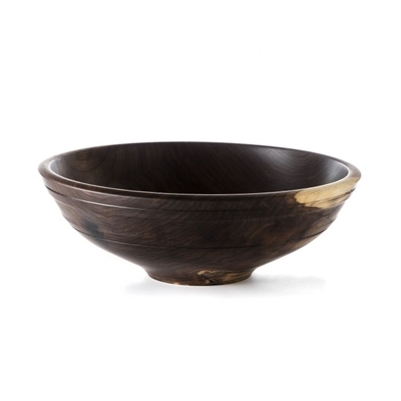 16" Willoughby Black Walnut Bowl by Andrew Pearce