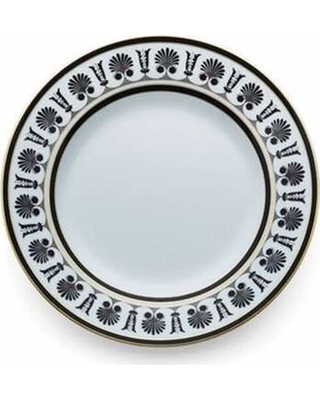 Palmette Black Dinner Plate by Richard Ginori