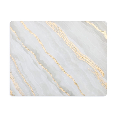 Marble Rectangular Lacquer Placemat - Caspari