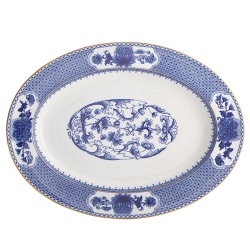 Imperial Blue Platter by Mottahedeh