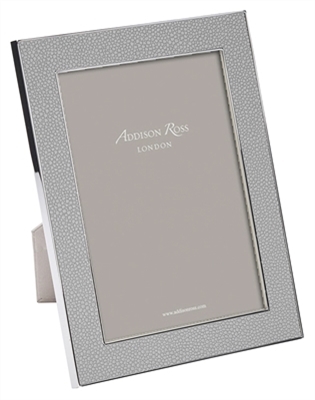 Faux Shagreen Grey 8"x10" Frame by Addison Ross