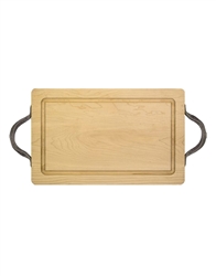 24" Rectangle Wood Cutting Board by Maple Leaf at Home