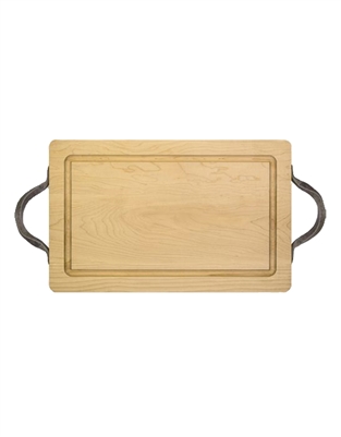 24" Rectangle Wood Cutting Board by Maple Leaf at Home