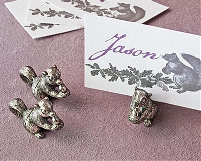 Squirrel Place Card Holder by Vagabond House