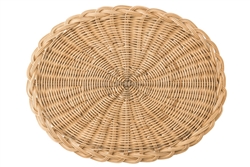Braided Basket Oval Natural Placemat by Juliska