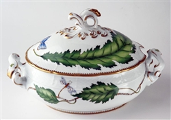 Green Leaf Oval Tureen by Anna Weatherley