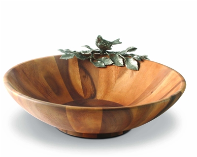 Song Bird Serving Bowl  by Vagabond House