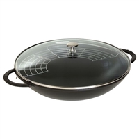 6 Qt Wok Matte Black by Staub