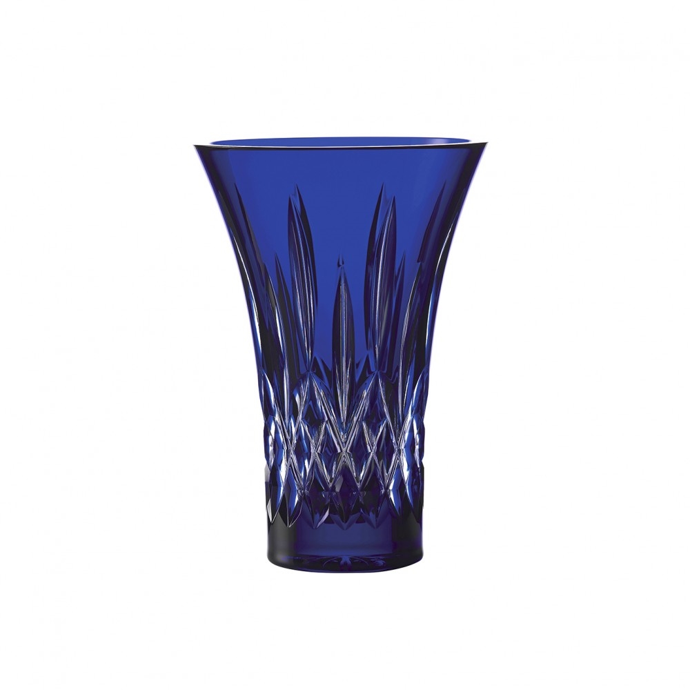 Lismore 8 Blue Flared Vase by Waterford Crystal
