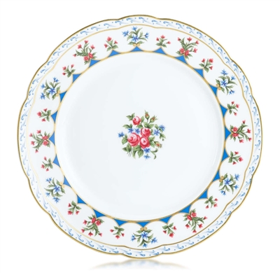 Chateaubriand Blue Dinner  Plate by Bernardaud
