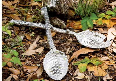 Forest Salad Servers by Beatriz Ball