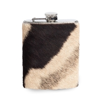 Zebra Hide Hipflask by Ngala Trading Co.