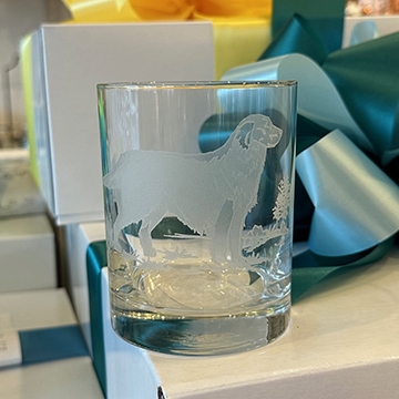 New Pinecones Brandy Glass (13.5 oz) - Evergreen Crystal