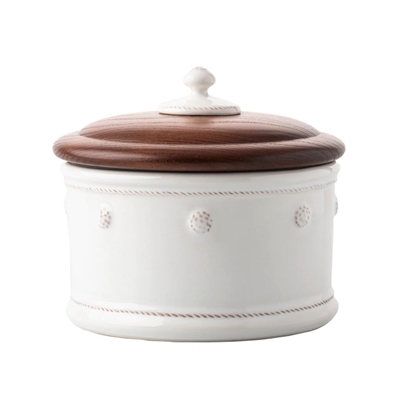Berry and Thread White 10" Canister by Juliska