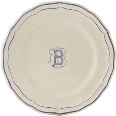 Filet Bleu Canape Plate by Gien France