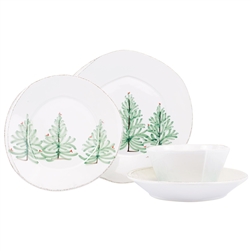 Lastra Holiday European Dinner Plate by Vietri