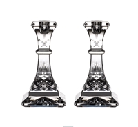 Lismore Pair of 8" Candlesticks by Waterford Crystal