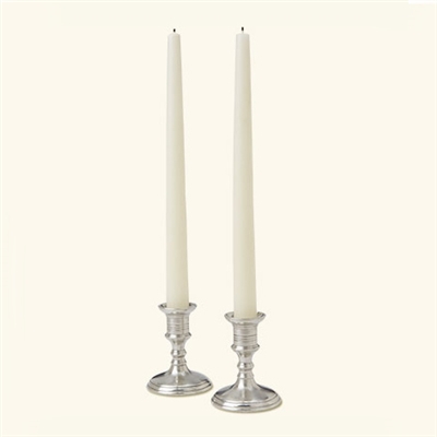 Prato Candlestick Holders by Match Pewter