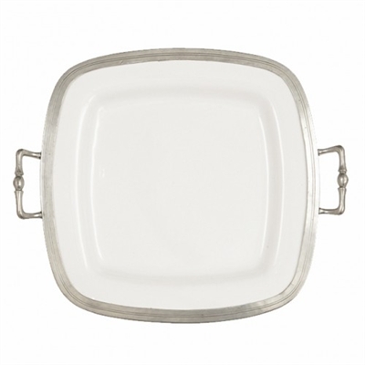 Arte Italica - Tuscan Square Tray with Handles