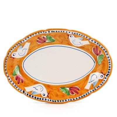 Campagna Uccello Oval Platter by VIETRI