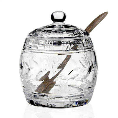 Bebe Honey Jar with Spoon by William Yeoward Crystal