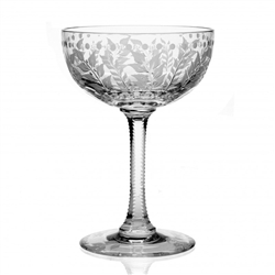 Fern Champagne Coupe (6.25") by William Yeoward Crystal