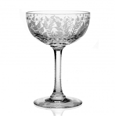 Fern Champagne Coupe (6.25") by William Yeoward Crystal