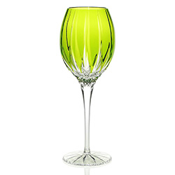 Vita Goblet Green by William Yeoward Crystal