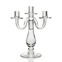 Gabrielle 3 Candle Candelabra (13")  by William Yeoward Crystal