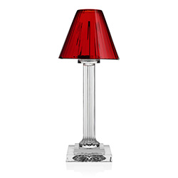 Carmen Candle Lamp Scarlet (16"/40.50cm) by William Yeoward Crystal