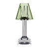 Carmen Candle Lamp Green (12"/30.50cm) by William Yeoward Crystal