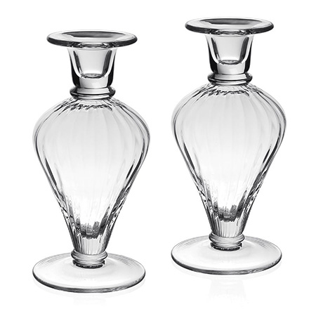 Lydia Pair of Candlesticks by William Yeoward Crystal