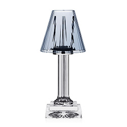 Carmen Candle Lamp Ocean Blue (12"/30.50cm) by William Yeoward Crystal