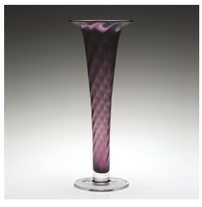Amethyst Spiral Vase by William Yeoward Country
