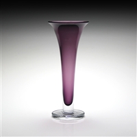 Amethyst Footed Vase by William Yeoward Country