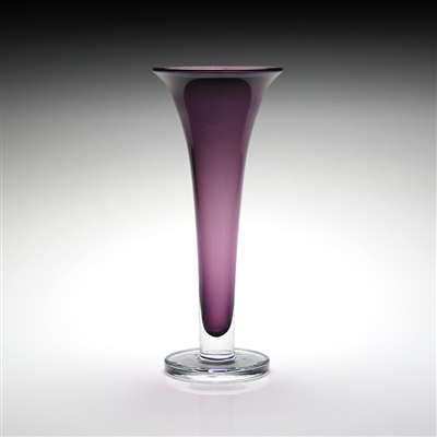 Amethyst Footed Vase by William Yeoward Country