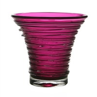 Liza Vase (Red Wine) by William Yeoward Country