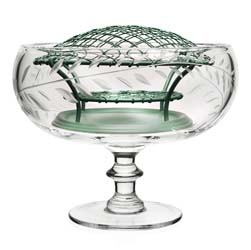 Jasmine Footed Rose Bowl & Wire by William Yeoward Crystal