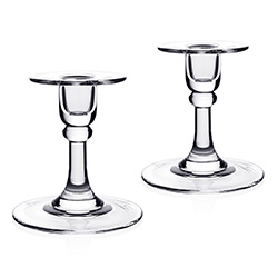 Classic Pair of Candlesticks (5"/13cm) by William Yeoward Crystal