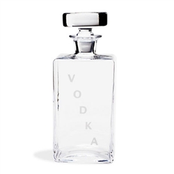 Lillian Square Vodka Decanter by William Yeoward American Bar