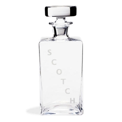 Lillian Square Scotch Decanter by William Yeoward American Bar