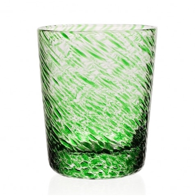 Vanessa Tumbler Old Fashioned Forest Green by William Yeoward Studio