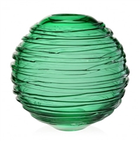 Miranda Seaglass Green Globe Vase 9" by William Yeoward Studio