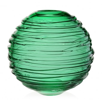 Miranda Seaglass Green Globe Vase 9" by William Yeoward Studio