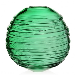 Miranda Seaglass Green Globe Vase 11" by William Yeoward Studio