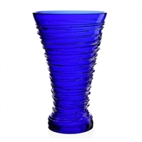 Miranda Ocean Blue Vase 14" by William Yeoward Studio