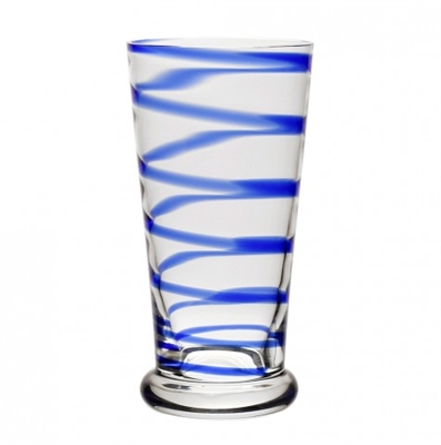 Bella Blue Highball Tumbler by William Yeoward Studio