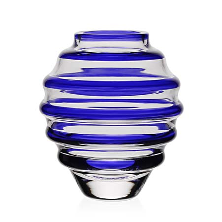 Circe Mini Vase Blue by William Yeoward Crystal